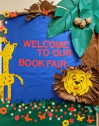 LES Book Fair Welcome Sign